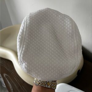 Elegant White Quilted Men's Hat